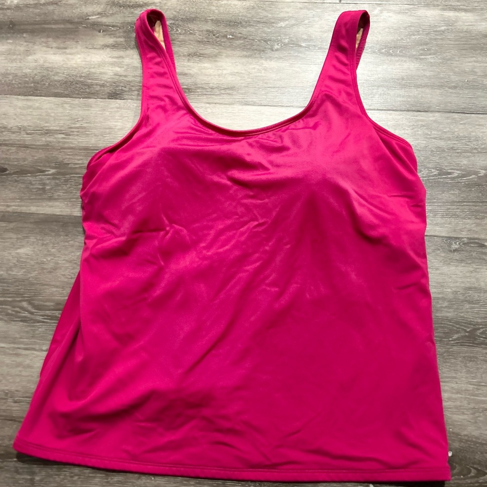 L.L. Bean Vibrant Pink Tank Top